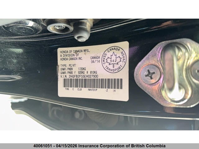 Продаж на аукціоні авто 2014 Honda Civic, vin: 2HGFB2F55EH027900, номер лоту: 40061051