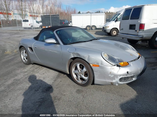 2000 Porsche Boxster მანქანა იყიდება აუქციონზე, vin: WP0CA2984YU625536, აუქციონის ნომერი: 40061090