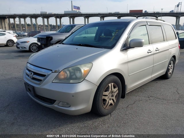 2007 Honda Odyssey Touring მანქანა იყიდება აუქციონზე, vin: 5FNRL38887B504463, აუქციონის ნომერი: 40061129