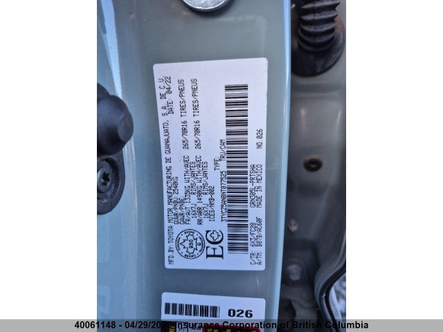 3TYCZ5AN8NT077525 Toyota Tacoma