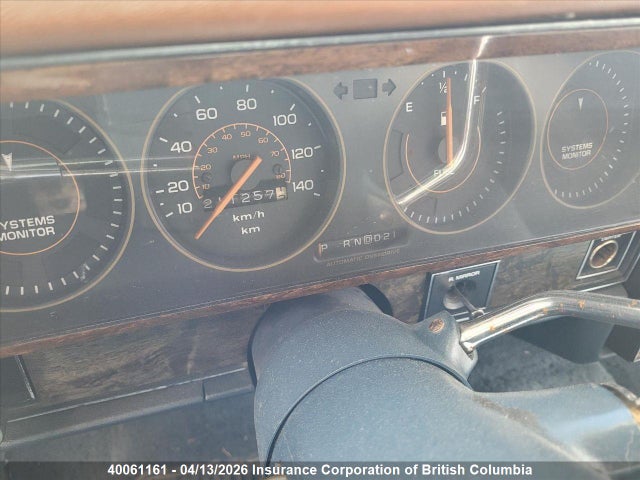 40061161 :رقم المزاد ، 1G2BT69H0GX249433 vin ، 1986 Pontiac Parisienne Brougham مزاد بيع
