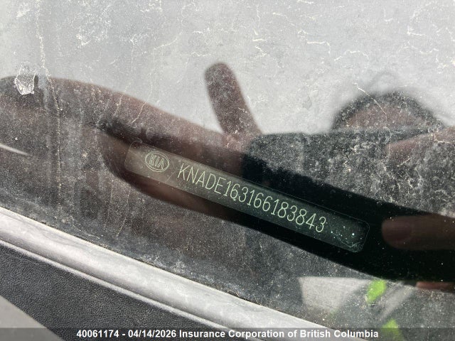 Продаж на аукціоні авто 2006 Kia Rio 5, vin: KNADE163166183843, номер лоту: 40061174
