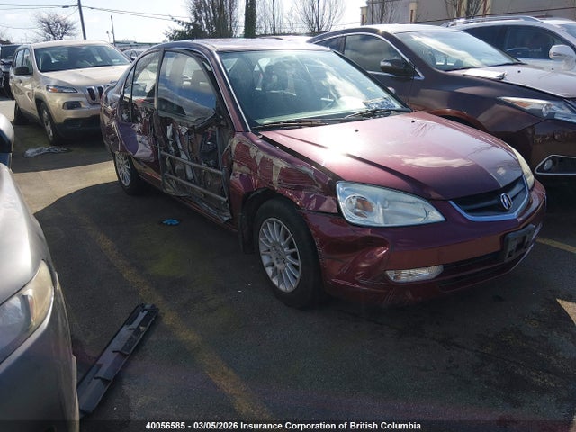 40056585 :رقم المزاد ، 2HHES35642H002053 vin ، 2002 Acura 1.7el Touring مزاد بيع