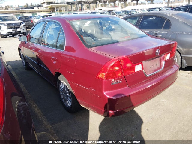 Продаж на аукціоні авто 2002 Acura 1.7el Touring, vin: 2HHES35642H002053, номер лоту: 40056585