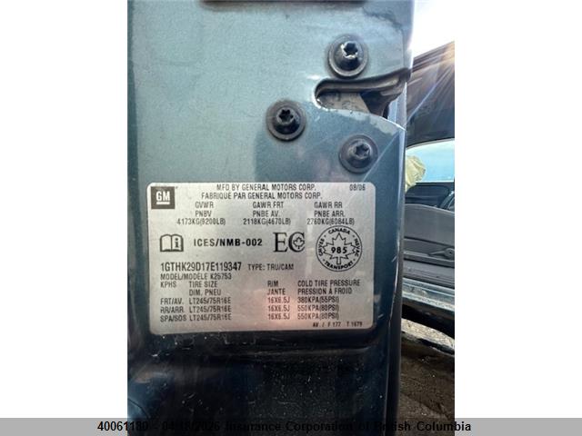 Aukcja sprzedaży 2007 Gmc Sierra K2500 Heavy Duty, vin: 1GTHK29D17E119347, numer aukcji: 40061180