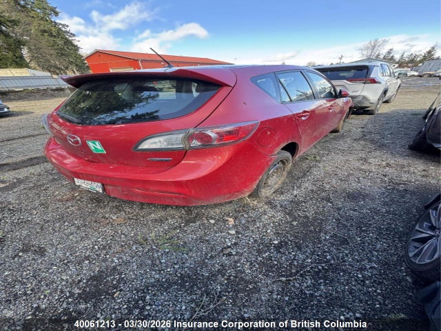 Aukcja sprzedaży 2013 Mazda Mazda3 Gs-sky, vin: JM1BL1L71D1788091, numer aukcji: 40061213