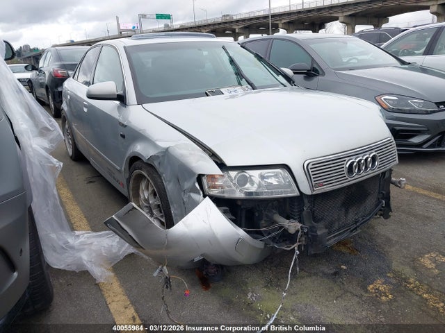 Продаж на аукціоні авто 2002 Audi A4 3.0 Quattro, vin: WAULT68E92A119120, номер лоту: 40055984