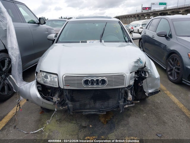Aukcja sprzedaży 2002 Audi A4 3.0 Quattro, vin: WAULT68E92A119120, numer aukcji: 40055984