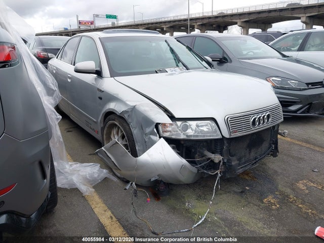 Aukcja sprzedaży 2002 Audi A4 3.0 Quattro, vin: WAULT68E92A119120, numer aukcji: 40055984