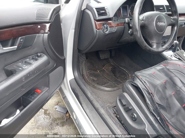 Aukcja sprzedaży 2002 Audi A4 3.0 Quattro, vin: WAULT68E92A119120, numer aukcji: 40055984