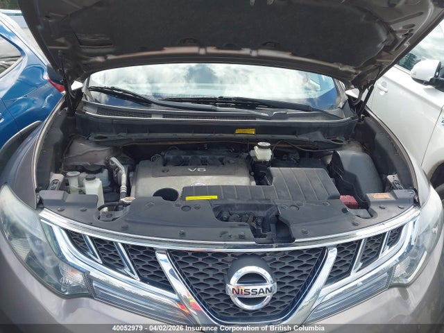 2012 Nissan Murano S/sl/le მანქანა იყიდება აუქციონზე, vin: JN8AZ1MW3CW224139, აუქციონის ნომერი: 40052979