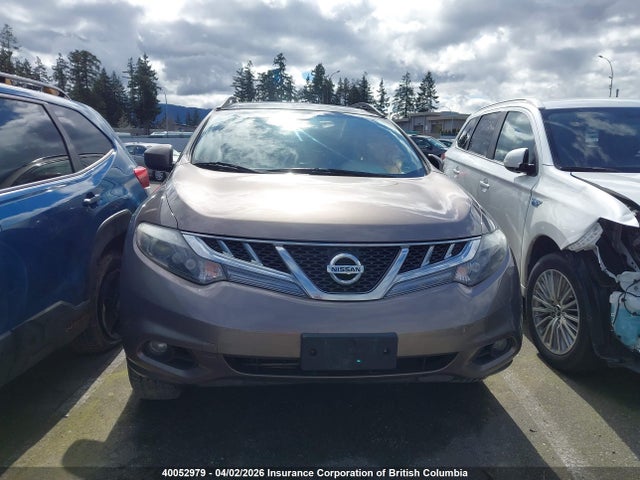 2012 Nissan Murano S/sl/le მანქანა იყიდება აუქციონზე, vin: JN8AZ1MW3CW224139, აუქციონის ნომერი: 40052979
