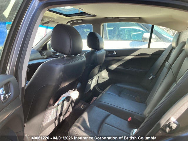 40061226 :رقم المزاد ، JN1DV6AP7BM603494 vin ، 2011 Infiniti G25 مزاد بيع