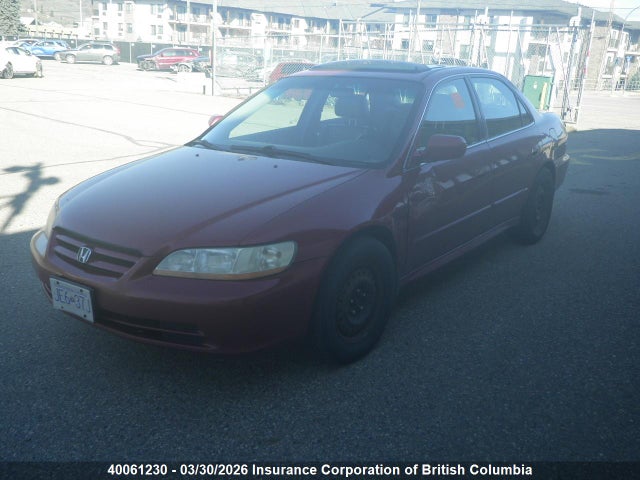 40061230 :رقم المزاد ، 1HGCG165X2A801843 vin ، 2002 Honda Accord Ex مزاد بيع