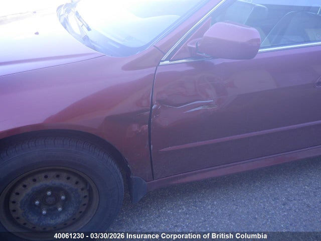 40061230 :رقم المزاد ، 1HGCG165X2A801843 vin ، 2002 Honda Accord Ex مزاد بيع