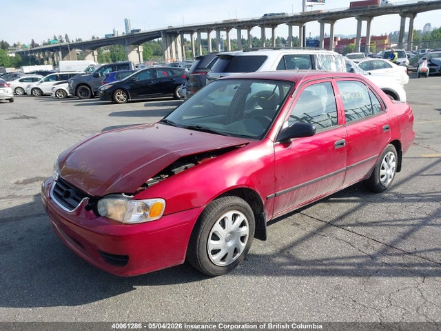 40061286 :رقم المزاد ، 2T1BR12E81C823456 vin ، 2001 Toyota Corolla Ce/le/s مزاد بيع