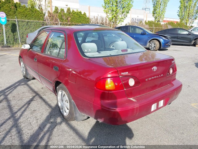40061286 :رقم المزاد ، 2T1BR12E81C823456 vin ، 2001 Toyota Corolla Ce/le/s مزاد بيع