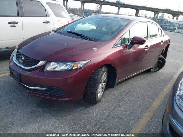 2014 Honda Civic მანქანა იყიდება აუქციონზე, vin: 2HGFB2F49EH038681, აუქციონის ნომერი: 40061293