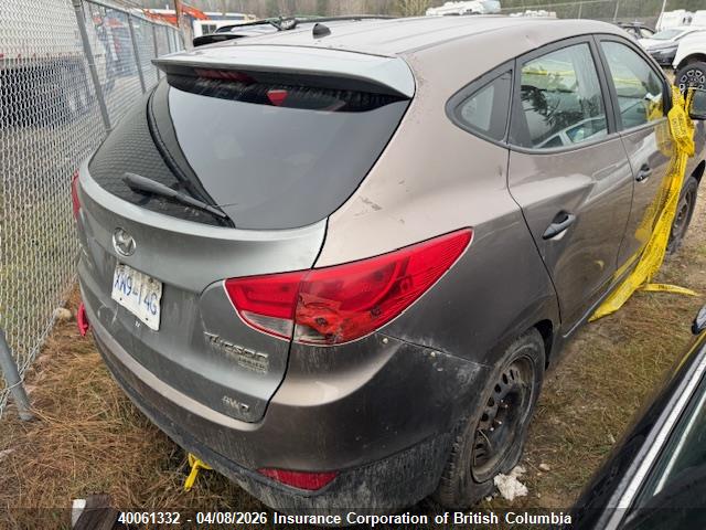 2013 Hyundai Tucson Gl მანქანა იყიდება აუქციონზე, vin: KM8JT3AB1DU603319, აუქციონის ნომერი: 40061332