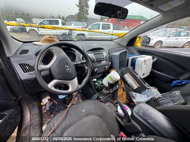 2013 Hyundai Tucson Gl მანქანა იყიდება აუქციონზე, vin: KM8JT3AB1DU603319, აუქციონის ნომერი: 40061332