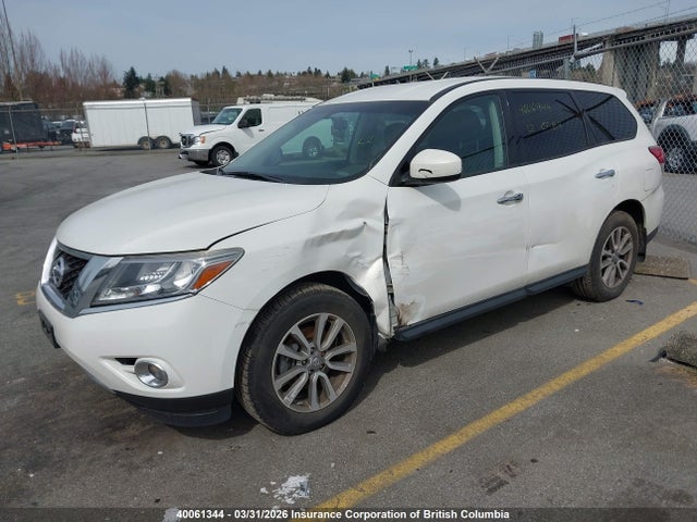 2014 Nissan Pathfinder S/sv/sl/platinum მანქანა იყიდება აუქციონზე, vin: 5N1AR2MM5EC689926, აუქციონის ნომერი: 40061344