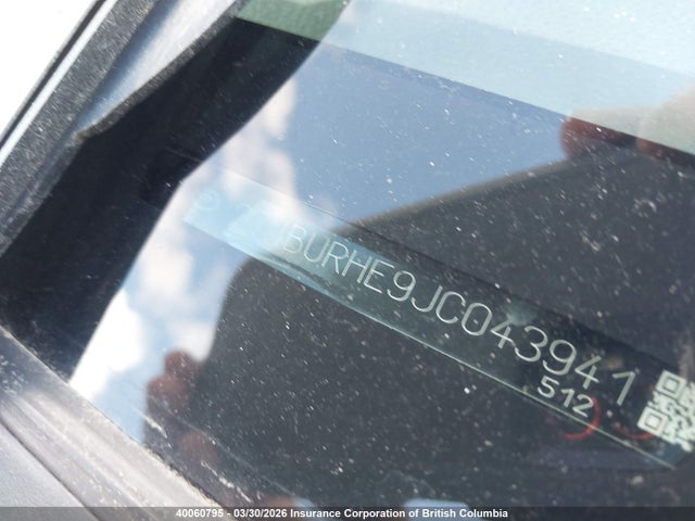 40060795 :رقم المزاد ، 2T1BURHE9JC043941 vin ، 2018 Toyota Corolla L/le/xle/se/xse مزاد بيع