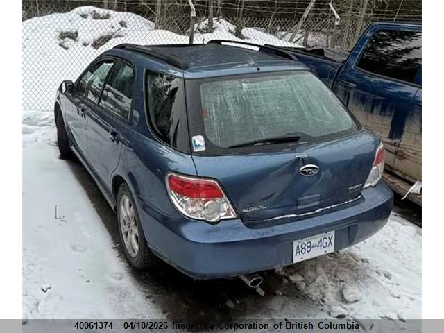 Aukcja sprzedaży 2007 Subaru Impreza 2.5i, vin: JF1GG61657H803629, numer aukcji: 40061374