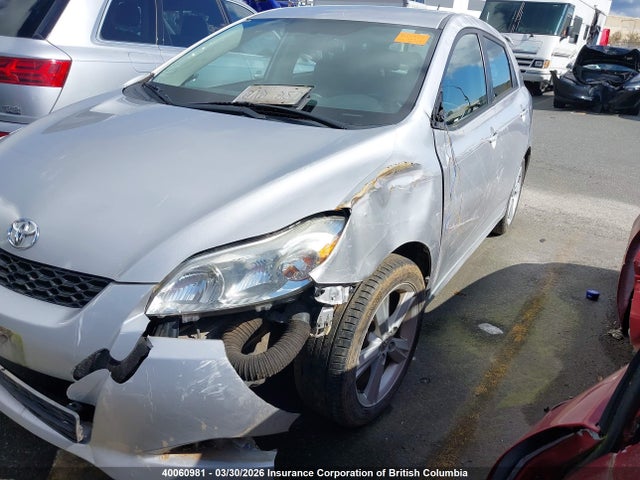 40060981 :رقم المزاد ، 2T1KE40E09C012729 vin ، 2009 Toyota Corolla Matrix S مزاد بيع