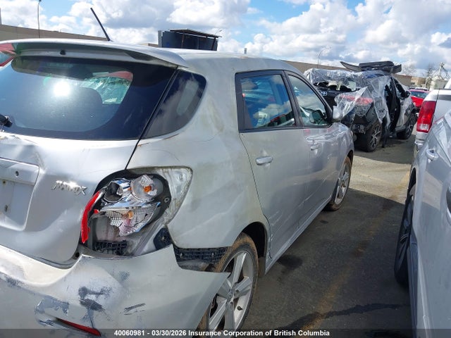 40060981 :رقم المزاد ، 2T1KE40E09C012729 vin ، 2009 Toyota Corolla Matrix S مزاد بيع