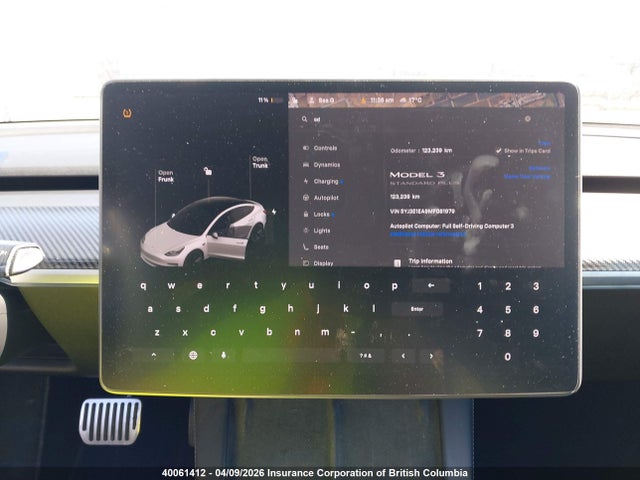 40061412 :رقم المزاد ، 5YJ3E1EA9MF081979 vin ، 2021 Tesla Model 3 مزاد بيع