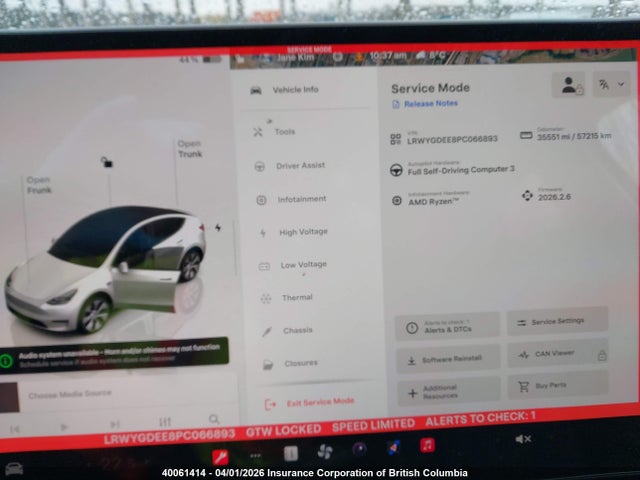 Aukcja sprzedaży 2023 Tesla Model Y Long Range, vin: LRWYGDEE8PC066893, numer aukcji: 40061414