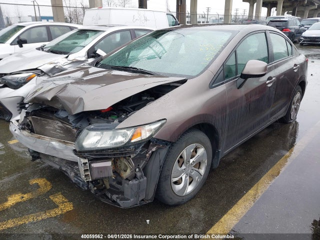 2013 Honda Civic Lx მანქანა იყიდება აუქციონზე, vin: 2HGFB2F43DH015363, აუქციონის ნომერი: 40059562
