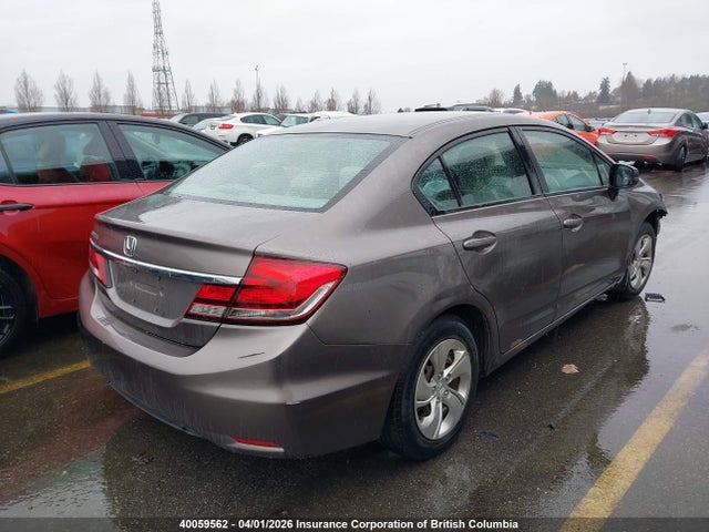 2013 Honda Civic Lx მანქანა იყიდება აუქციონზე, vin: 2HGFB2F43DH015363, აუქციონის ნომერი: 40059562