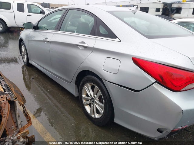 2014 Hyundai Sonata Gls მანქანა იყიდება აუქციონზე, vin: 5NPEB4ACXEH899363, აუქციონის ნომერი: 40058407