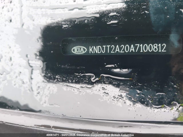 40061471 :رقم المزاد ، KNDJT2A20A7100812 vin ، 2010 Kia Soul مزاد بيع