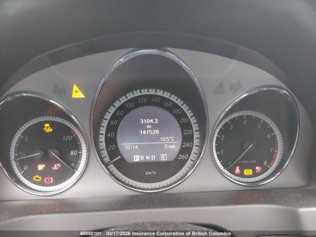 40058101 :رقم المزاد ، WDDGF8BB0BA523466 vin ، 2011 Mercedes-benz C 300 4matic مزاد بيع