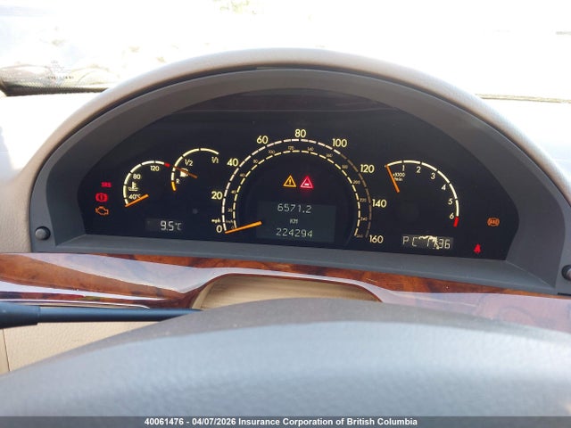 40061476 :رقم المزاد ، WDBNG75J13A321313 vin ، 2003 Mercedes-benz S 500 4matic مزاد بيع