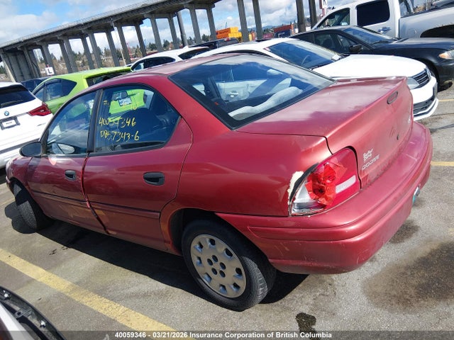 Aukcja sprzedaży 1998 Dodge Neon Highline/sport/le, vin: 1B3ES47C6WD587251, numer aukcji: 40059346