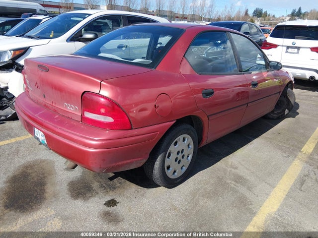 Aukcja sprzedaży 1998 Dodge Neon Highline/sport/le, vin: 1B3ES47C6WD587251, numer aukcji: 40059346