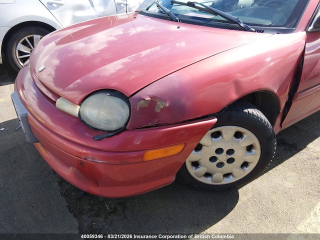 Aukcja sprzedaży 1998 Dodge Neon Highline/sport/le, vin: 1B3ES47C6WD587251, numer aukcji: 40059346