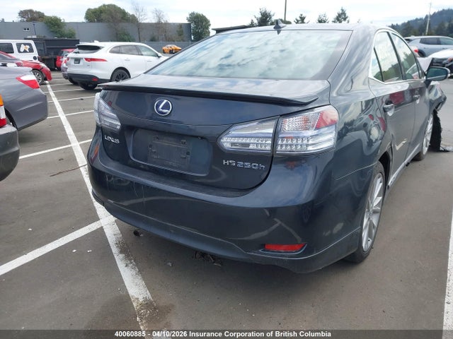 Aukcja sprzedaży 2010 Lexus Hs 250h, vin: JTHBB1BA7A2003111, numer aukcji: 40060885