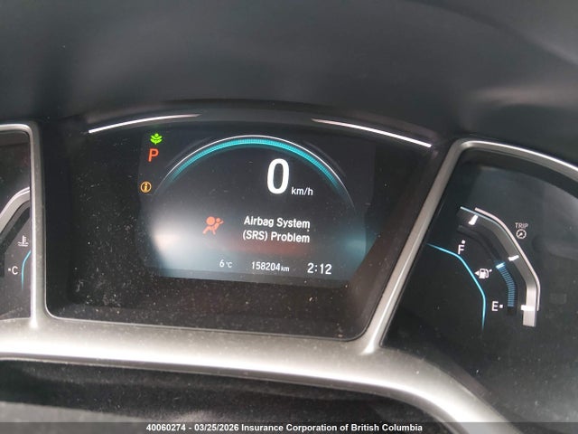 40060274 :رقم المزاد ، 2HGFC1F42GH100237 vin ، 2016 Honda Civic Ex مزاد بيع