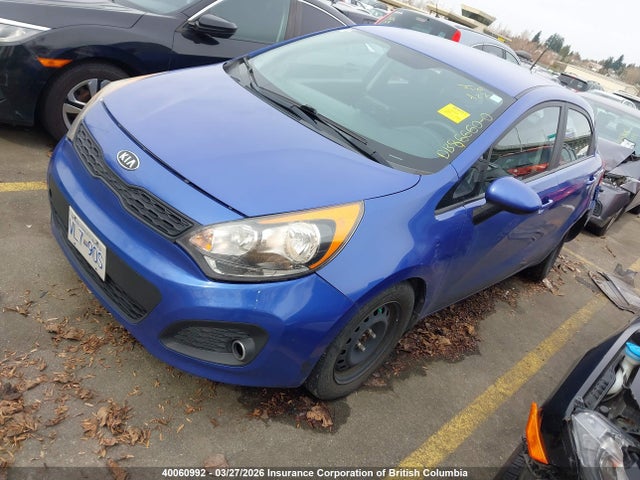 2012 Kia Rio Lx მანქანა იყიდება აუქციონზე, vin: KNADM5A39C6708953, აუქციონის ნომერი: 40060992