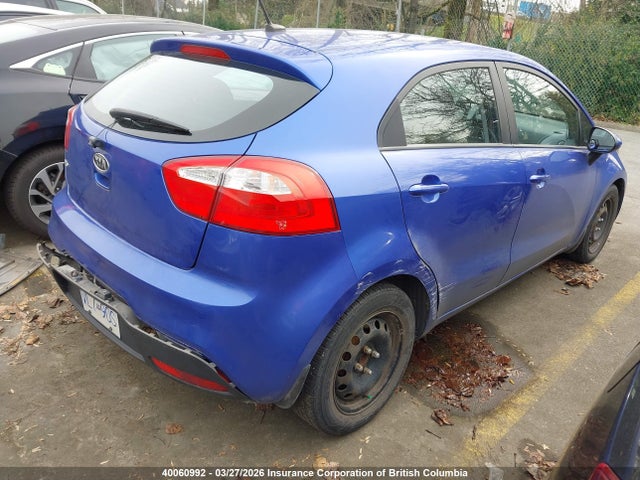 2012 Kia Rio Lx მანქანა იყიდება აუქციონზე, vin: KNADM5A39C6708953, აუქციონის ნომერი: 40060992