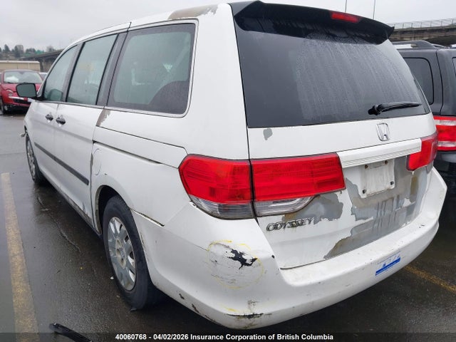 2009 Honda Odyssey Lx მანქანა იყიდება აუქციონზე, vin: 5FNRL38159B501686, აუქციონის ნომერი: 40060768