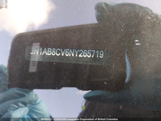 3N1AB8CV6NY265719 Nissan SENTRA SV