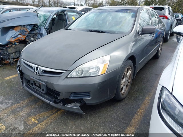2007 Honda Accord Ex მანქანა იყიდება აუქციონზე, vin: 1HGCM56767A809432, აუქციონის ნომერი: 40061224