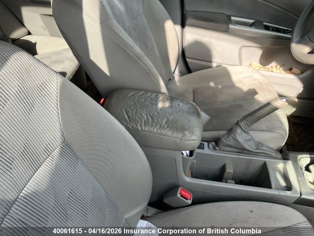 40061615 :رقم المزاد ، JF2SH62689G734459 vin ، 2009 Subaru Forester Xs مزاد بيع