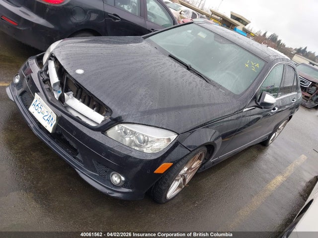 40061562 :رقم المزاد ، WDDGF87X49F319643 vin ، 2009 Mercedes-benz C 350 4matic مزاد بيع