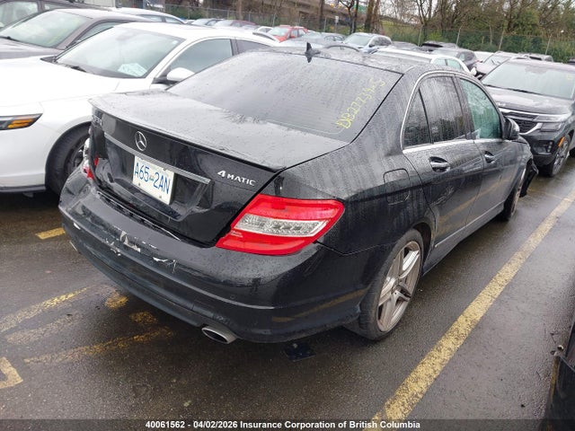 40061562 :رقم المزاد ، WDDGF87X49F319643 vin ، 2009 Mercedes-benz C 350 4matic مزاد بيع